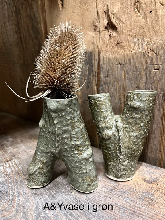 Birketræsvase Y model  billede 4