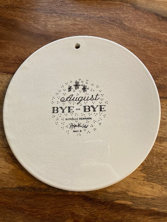 Bjørn Wiinblad - August/“Bye-Bye” - Sort billede 3