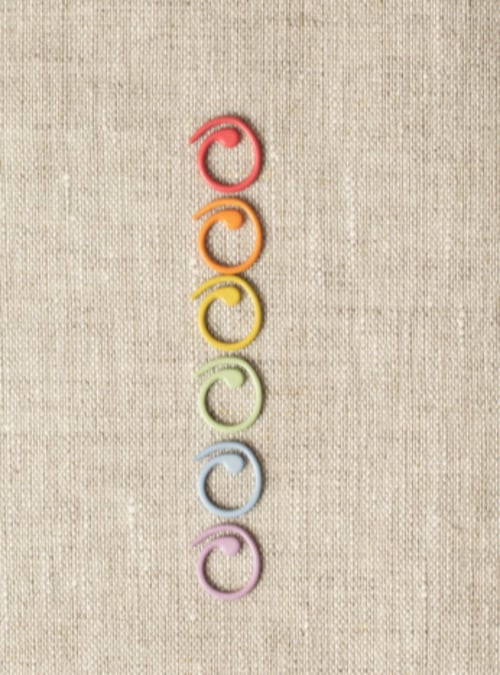 Tilbehør: CocoKnits- Colored Split Ring Markers, Medium
