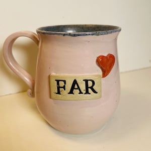 Keramik krus med tekst - FAR – produktbillede