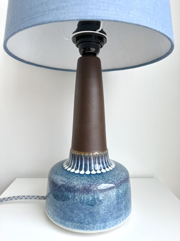 Upcycled vintage bordlampe - Søholm Keramik billede 2