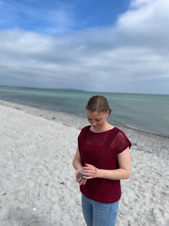 Ebeltoft Summer Top strikkeopskrift billede 5