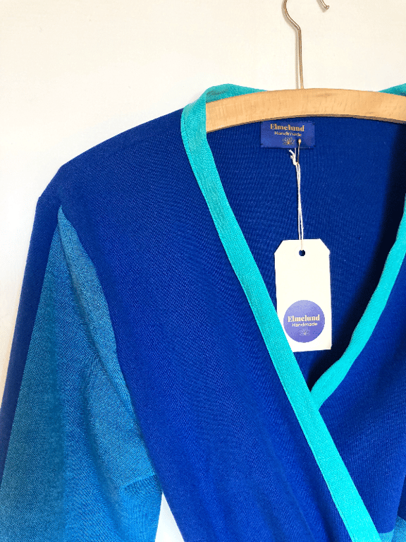 Winnie-bindebluse i Colorblocking billede 3