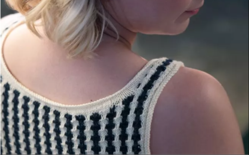 Kit: Sommertoppen "Vandglimt" og "Lille Vandglimt" fra Filcolana (3)