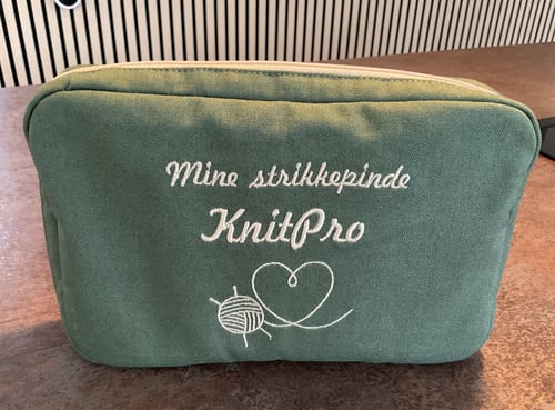 Knit pro strikke etui - sy det selv så det passer til dig. LUKSUS model. (2)