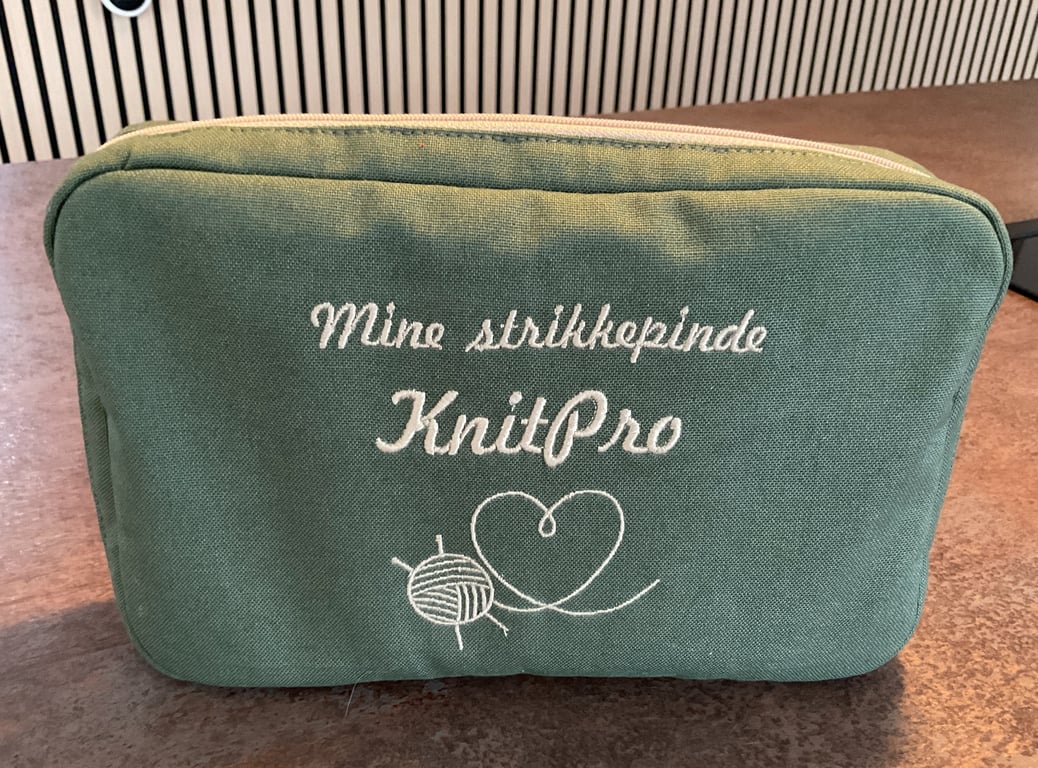 Knit pro strikke etui - sy det selv så det passer til dig. LUKSUS model. billede 2