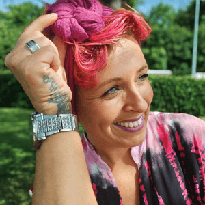 Marylin Tørklæde Magenta – produktbillede