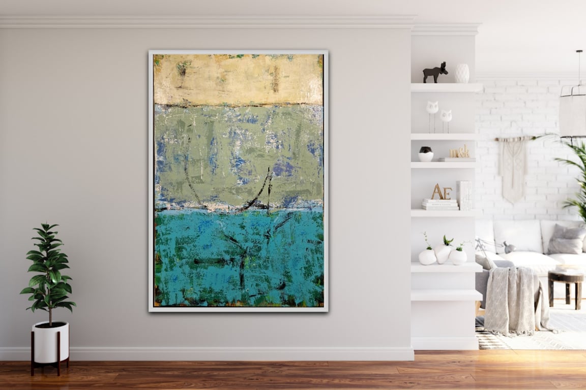 #1292  100 x 150 cm. SOLD  billede 6