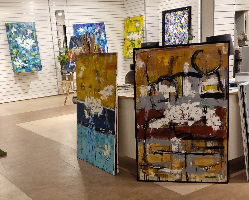 #1195  90x140 cm  SOLD billede 3