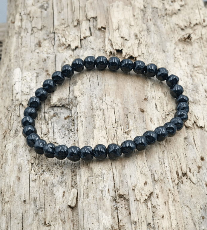 Sort onyx armbånd.