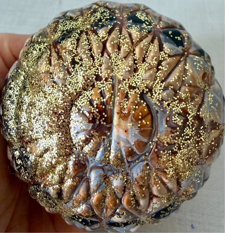 Kunst julekugle 95 (3)