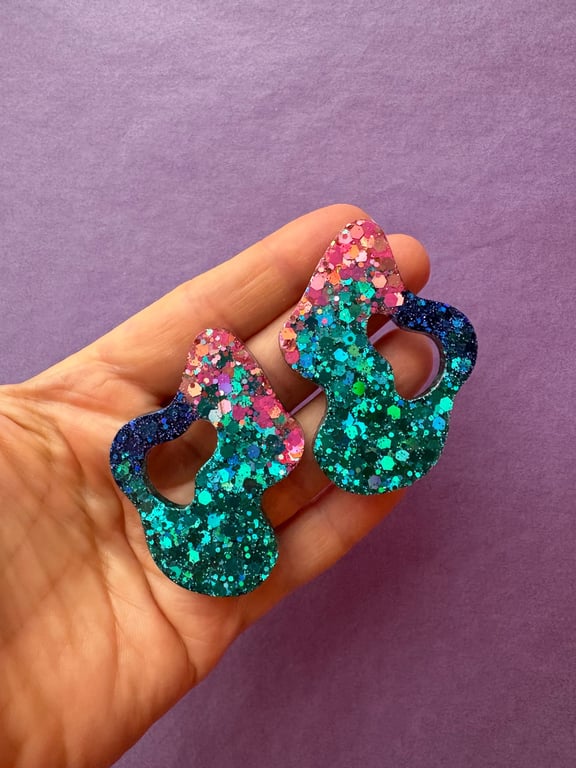 Funky Debbie i pink/blå/turkis