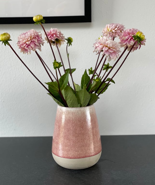 Vase, rødmeleret