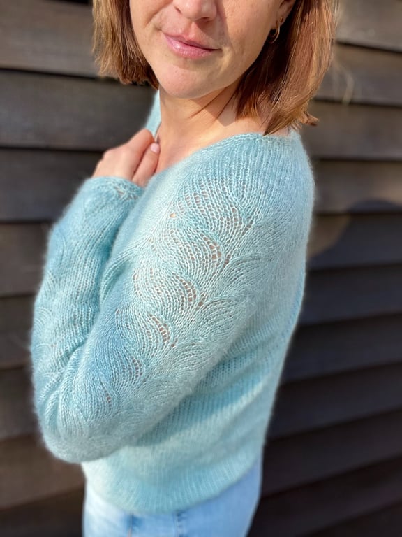 Kanula Light Bluse - strikkeopskrift DANSK PDF