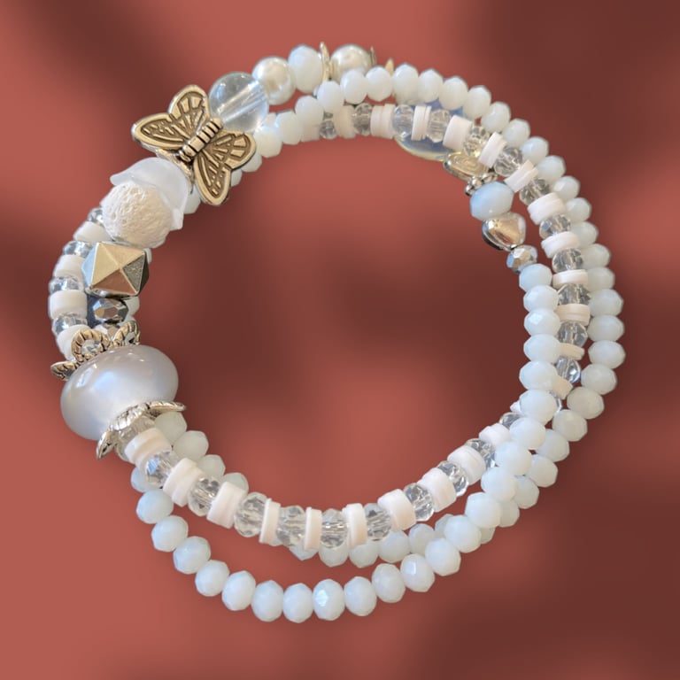 Hvidt  Armbånd