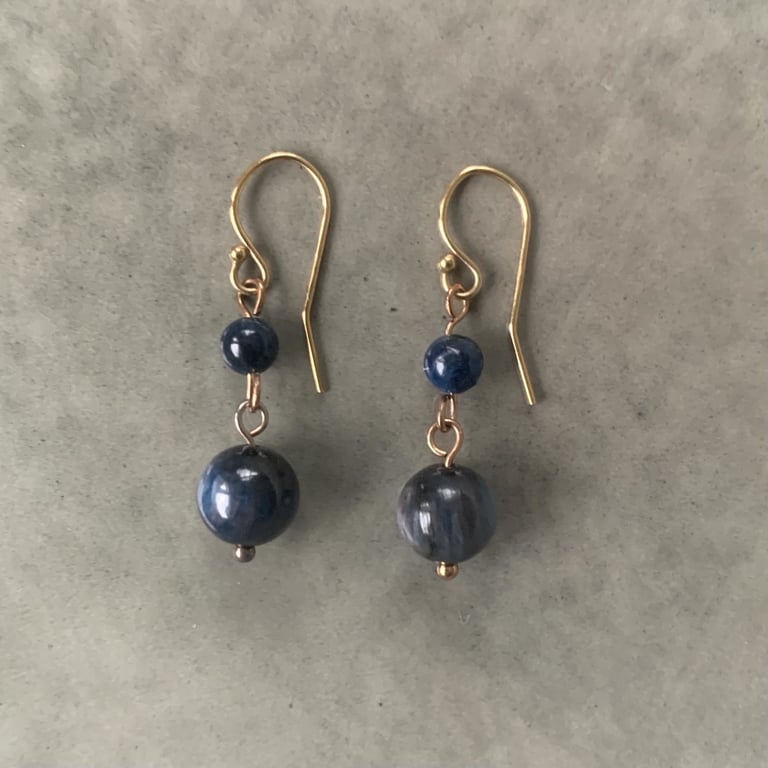 Kyanit øreringe 