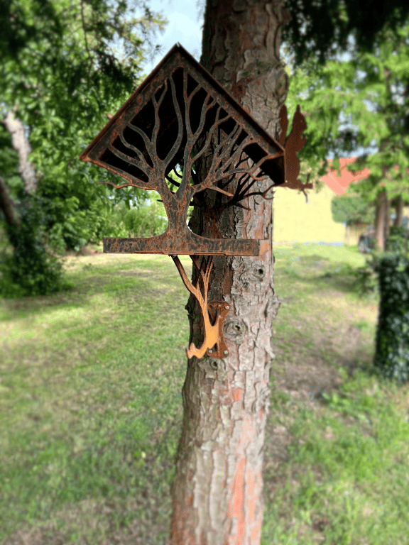Fugle foderhus i jern billede 4