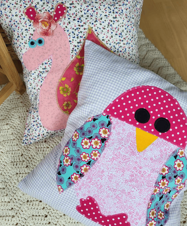 Pingvin pudebetræk - unikt kunsthåndværk billede 4