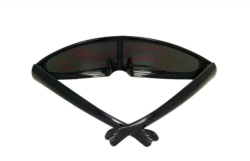 Schwarze Sonnenbrille im Star-Trek-Look. (2)
