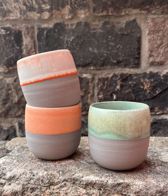 Hånddrejet kop  billede 4