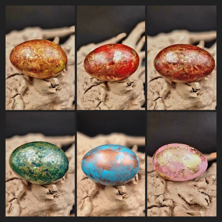 Gåseægs ophæng rødt billede 4