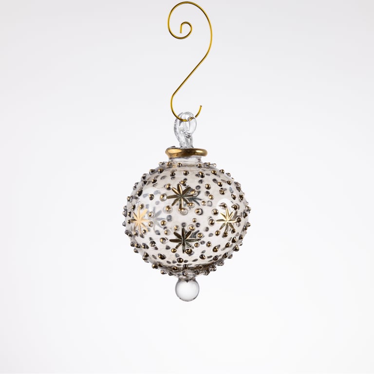 JULEKUGLE DESIGN 1003 COFFEE MED GULD