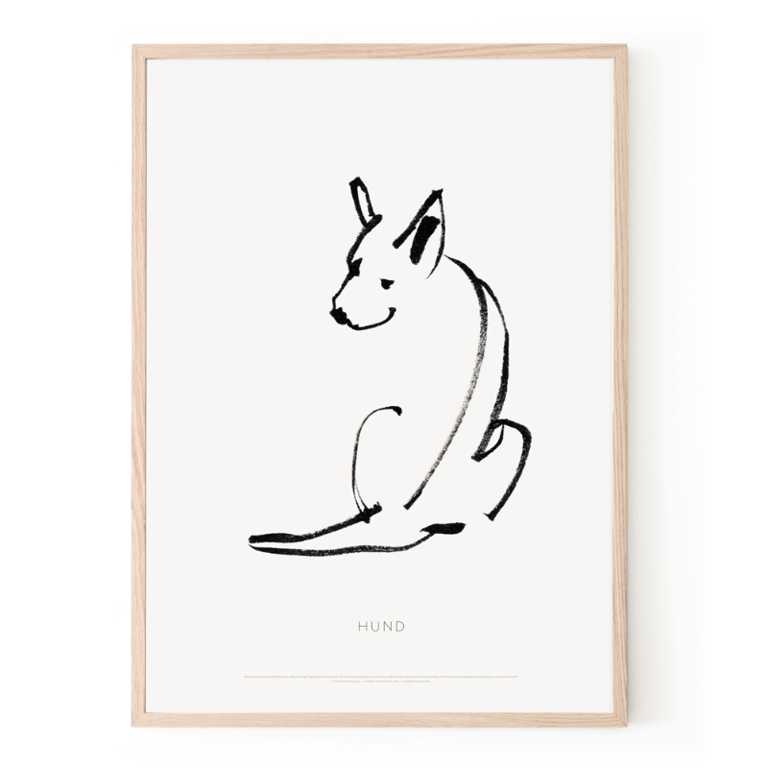 Sort/hvid Dyrevæg billede 6