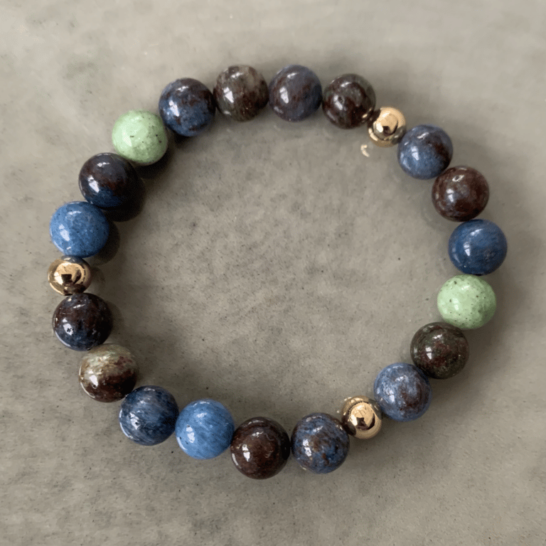 Sydafrikansk turkis armbånd 8mm