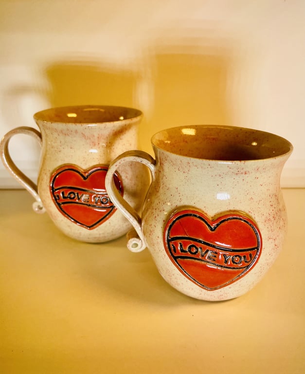 Krus m/ tekst - I love you