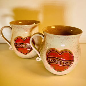 Krus m/ tekst - I love you – produktbillede