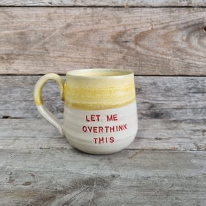 "Let me overthink this" kop – produktbillede