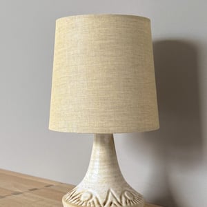 Upcycled vintage bordlampe - Søholm Keramik – produktbillede