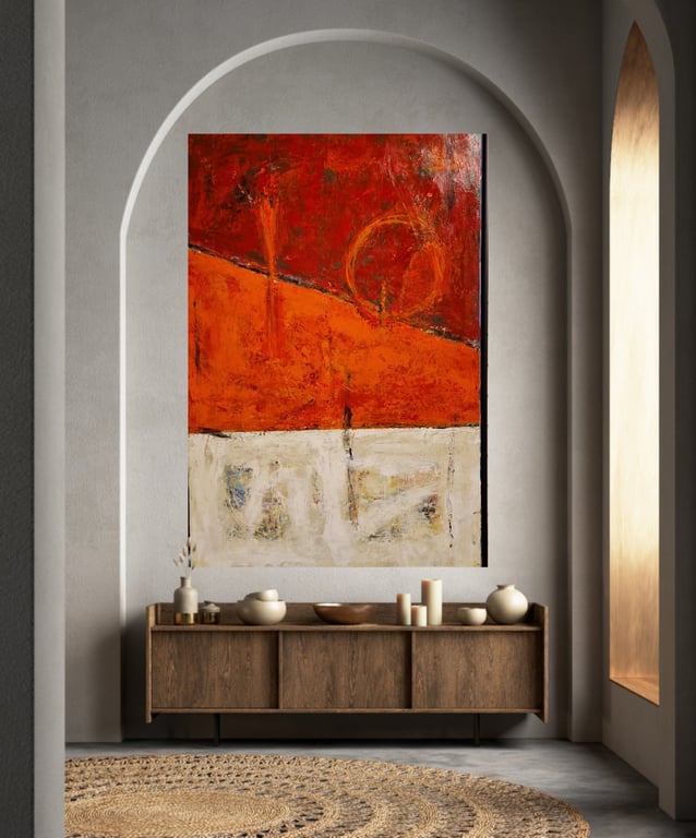 #1291  100 x 150 cm  SOLD billede 5