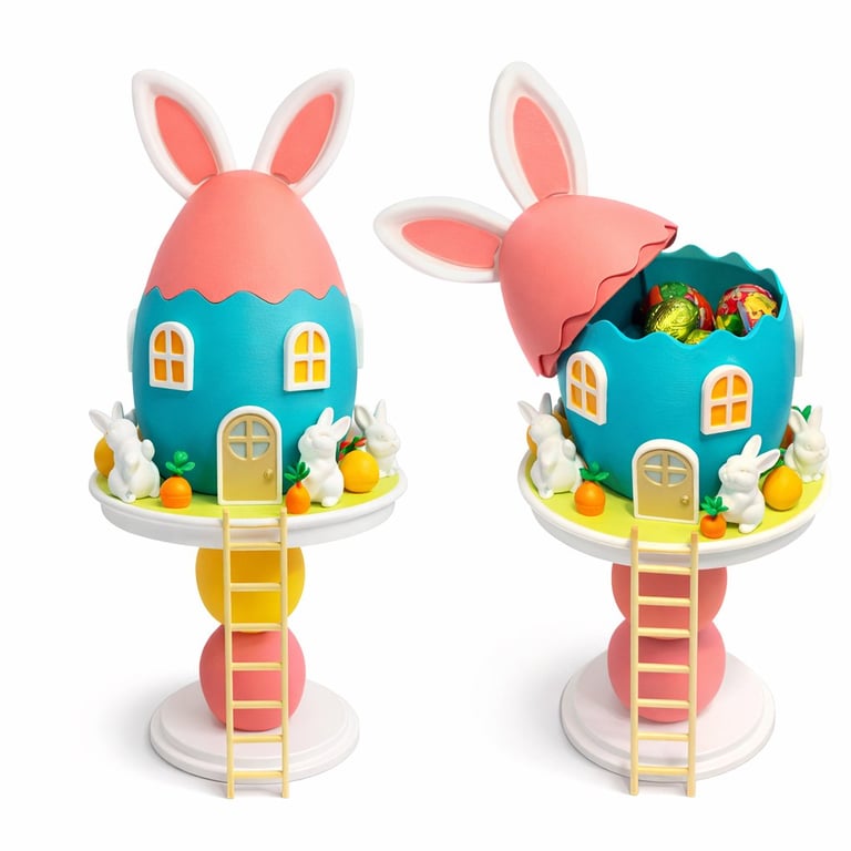 Outlet - Påskehus med plads til påskeæg