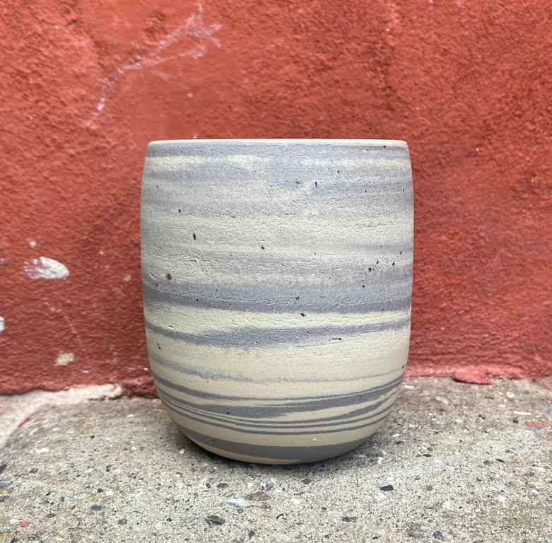 Marmoreret kop, lavendel  billede 2