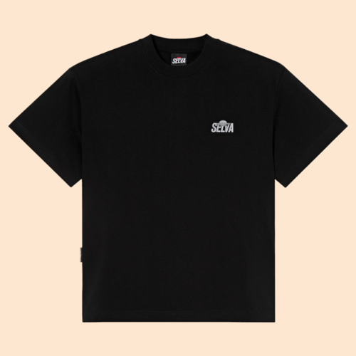 Selva, Reflective Sunset Logo T-shirt, Black (3)