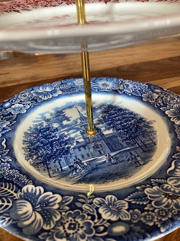 Kageopsats engelsk porcelæn (5)