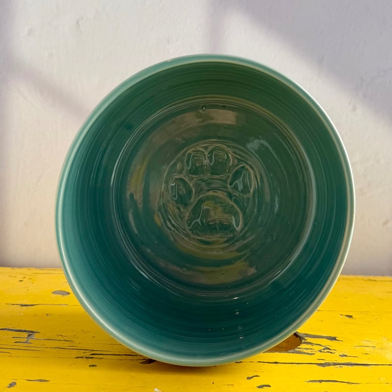 Hundeskål lille turkis 