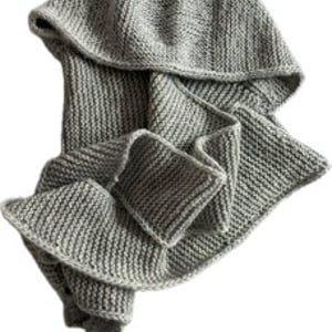 Digital opskrift: Emmas Everyday Hætte-tørklæde (inkl. 2 versioner)  – produktbillede