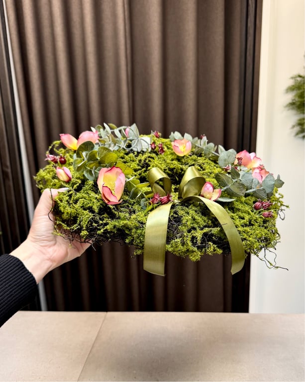 Kunstig krans inkl. pynt billede 3