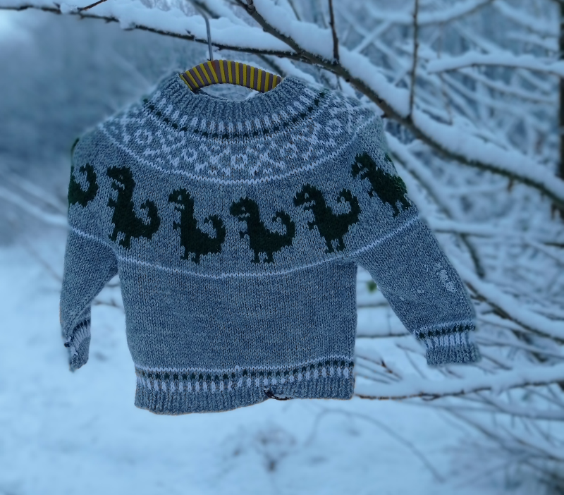 Juledino Sweater  billede 4