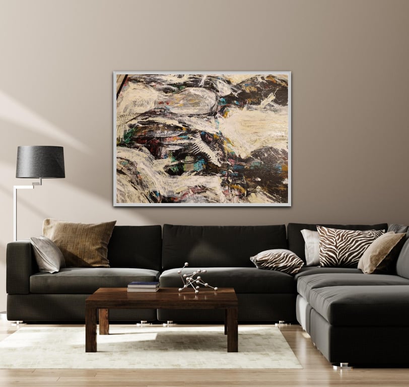 #1279 100x130 cm SOLD billede 2