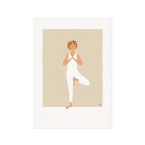 Balanceyoga – plakat – produktbillede
