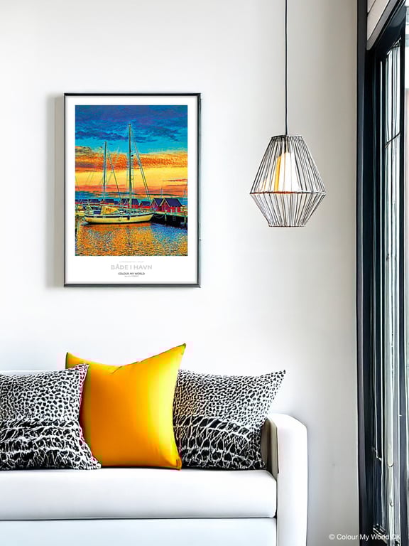 Både i havn - Struer - A3