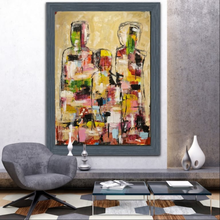 #1132 Maleri 100X140cm  SOLD