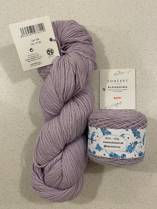 Kit: Babyjumper i alpakka garn - str. 3 og 6 mdr. vælg mellem 15 farver (9)