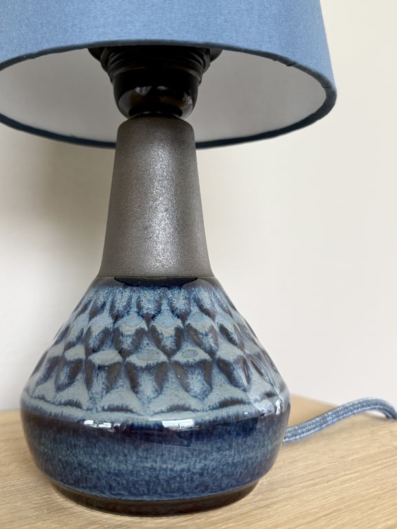 Upcycled vintage bordlampe - Søholm Keramik billede 2