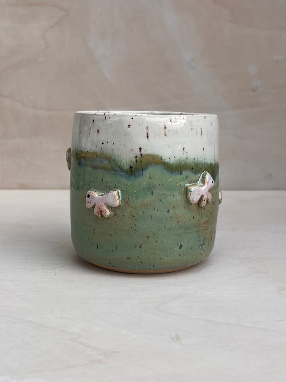 Sløjfe kop. 290 ml. H: 8 cm billede 2