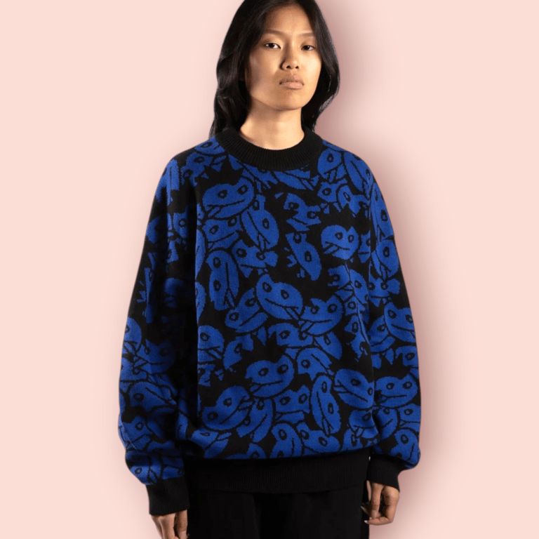 Wasted Paris, Pull All Over Acid, Blue Knit (2)