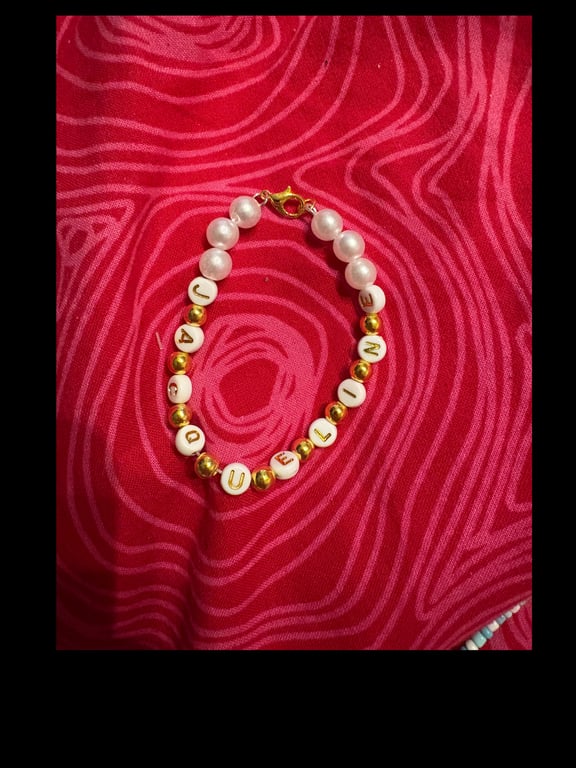 perle navnearmbånd